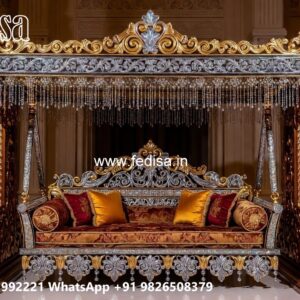 Wooden Swing Design with Elegant Hanging Chain Style No-11271
