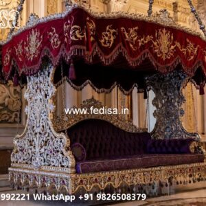 Traditional Jhula Wooden Swing Design for Indian Houses No-11279