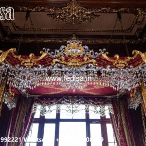 Stylish Wooden Swing Design for Drawing Room Beauty No-11291