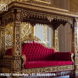 Wooden Swing Design with Antique Polish Finishing No-11316