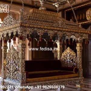 Wooden Swing Design with Traditional Handcrafted Beauty No-11328