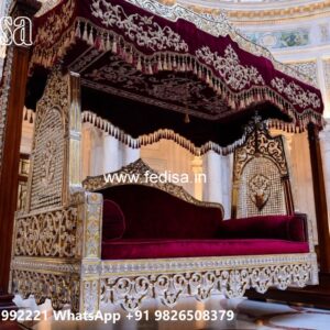 Wooden Swing Design with Beautiful Decorative Finish No-11337