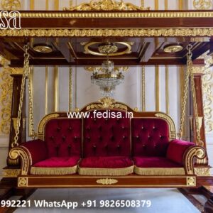 Stylish Wooden Swing Design for Indoor Comfort Area No-11346