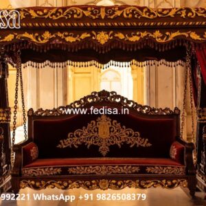 Wooden Swing Design with Elegant Hanging Rope Style No-11347