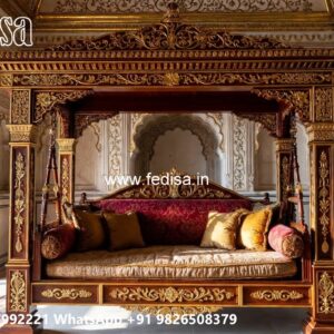 Decorative Wood Carving Swing Design for Hall Spaces No-11628