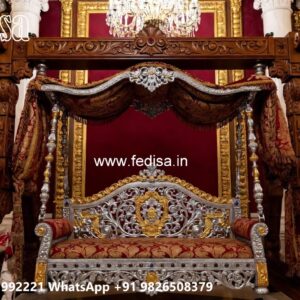 Traditional Wood Carving Swing Design with Royal Comfort No-11684