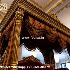 Artistic Wood Carving Swing Design with Wooden Heritage Style No-11692