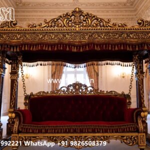 Luxury Handcrafted Wooden Swing Design for Living Room No-11723