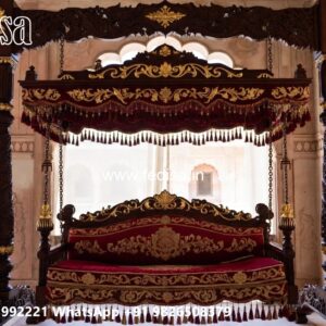Modern Wooden Swing Design with Sleek Finishing Style No-11745