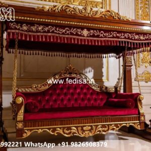 Traditional Wooden Jhula Design for Cultural Home Style No-11753