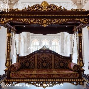 Wooden Swing Design for Luxury Lounge Interior Styling No-11788