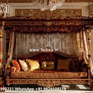 Luxury Swing Design with Decorative Floral Carvings No-11822