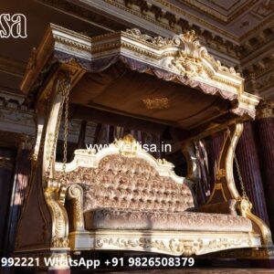 Wooden Classic Swing Design with Floral Detailing No-11955