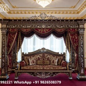 Stylish Royal Swing Design with Elegant Wooden Texture No-12033
