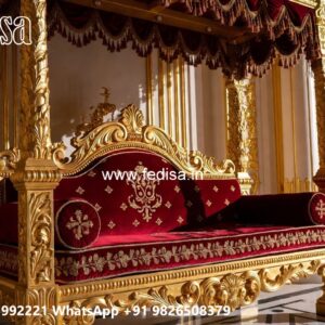 Antique Wood Carving Swing Design with Heritage Look No-12076