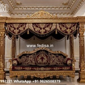 Decorative Wood Carving Swing Design for Hall Spaces No-12078