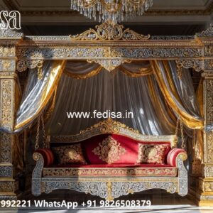 Wood Carving Swing Design for Modern Traditional Homes No-12082