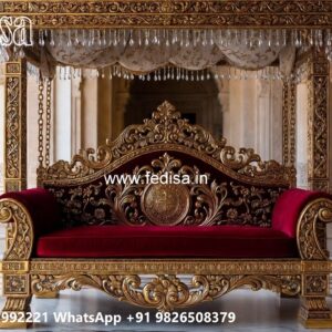 Premium Wood Carving Swing Design for Spacious Halls No-12093
