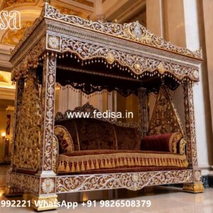 Indoor Wood Carving Swing Design for Comfortable Seating No-12104