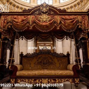 Classic Wooden Swing Design for Luxury Villa Interiors No-12156