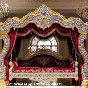 Modern Wooden Swing Design with Sleek Finishing Style No-12195
