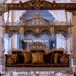 Wooden Swing Design with Beautiful Decorative Finish No-12237