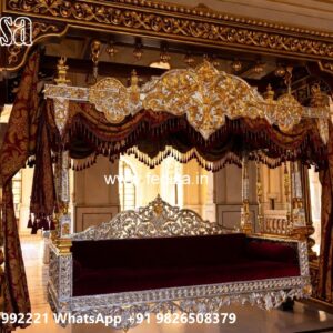 Artistic Wood Carving Swing Design with Heritage Influence No-8960