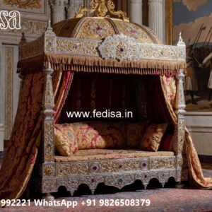Luxury Wood Carving Swing Design for Stylish Living Spaces No-8974