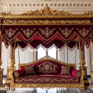 Luxury Wood Carving Swing Design for Sophisticated Home Interiors No-9000