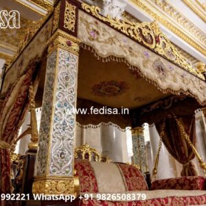 Royal Wooden Swing Design with Cushion Seating Style No-9015