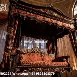 Premium Indoor Wooden Swing Design with Cushion Comfort No-9027