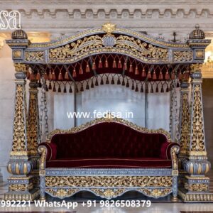 Artistic Wooden Swing Design with Elegant Finishing No-9031