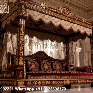 Elegant Wooden Swing Design for Family Relaxation Space No-9046
