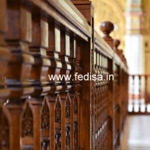 Stylish Brass and Wood Railing Ideas No-0003