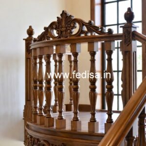 Beautiful Brass Wood Staircase Ideas No-0028