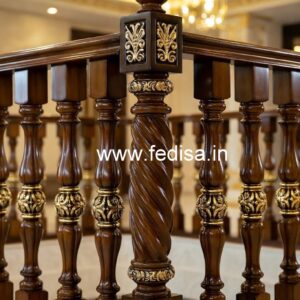 Royal Brass Wood Staircase Inspiration No-0040