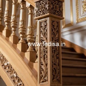 Luxury Brass Wood Handrail Collection No-0048
