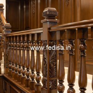 Stylish Brass Wood Fence Collection No-0062