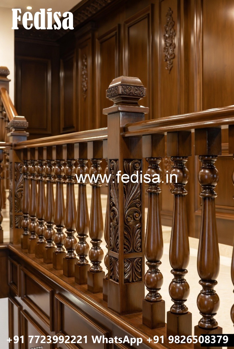 Stylish Brass Wood Fence Collection No-0062