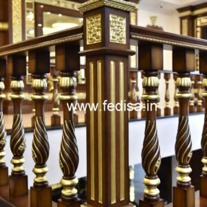 Decorative Brass Wood Interior Decor No-0066