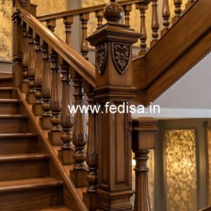 Brass Wood Staircase Railings for Dream Homes No-0107