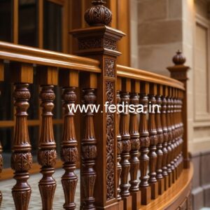 Elegant Brass Wood Balcony Collection 2026 No-0140