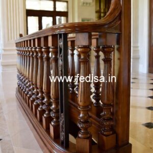 Decorative Brass Wood Fence Collection for Villas No-0167