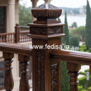 Premium Brass Wood Stair Fence Inspiration No-0187