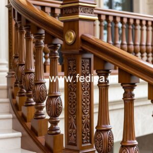 Decorative Brass Wood Fence with Contemporary Style No-0196