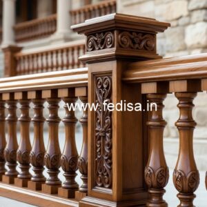 Decorative Brass Wood Fence with Artistic Finish No-0222