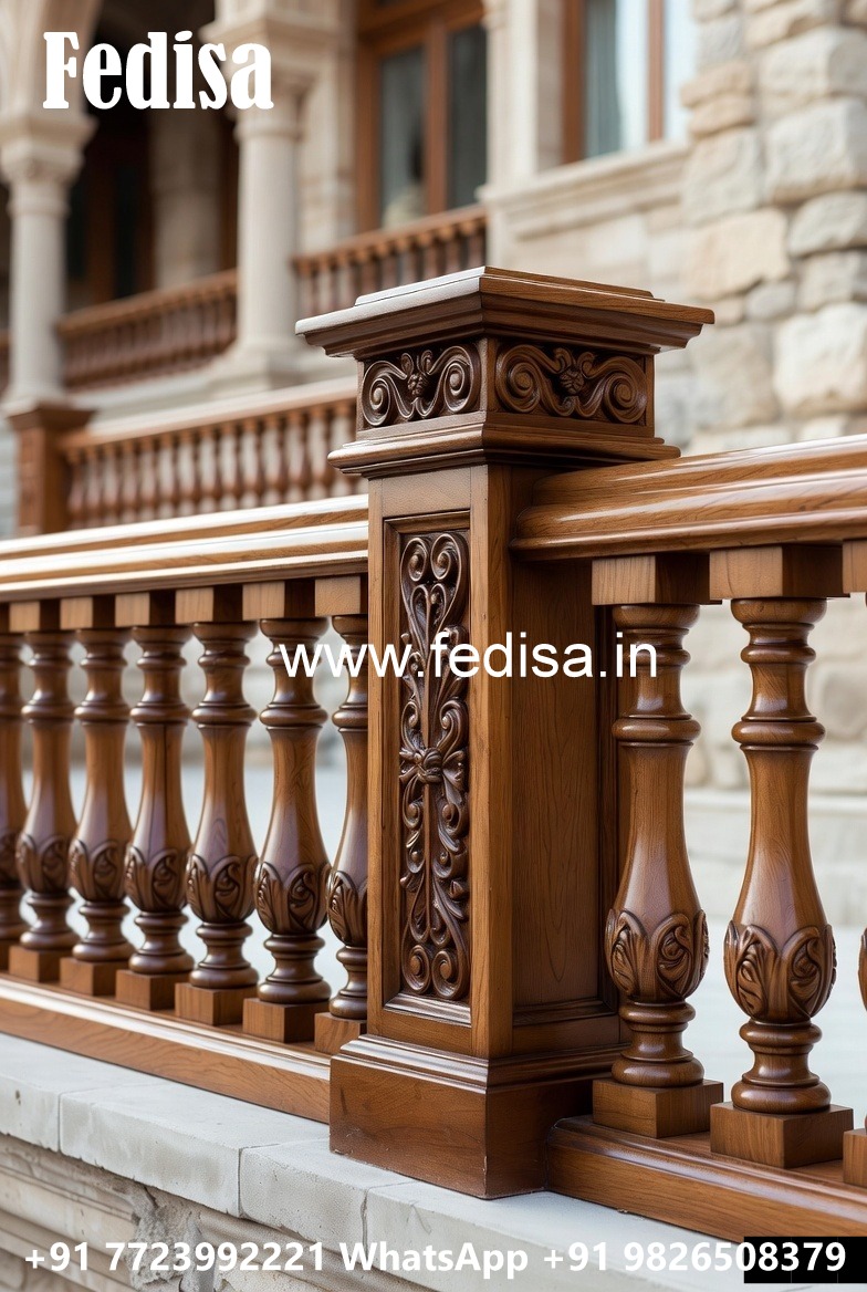 Decorative Brass Wood Fence with Artistic Finish No-0222
