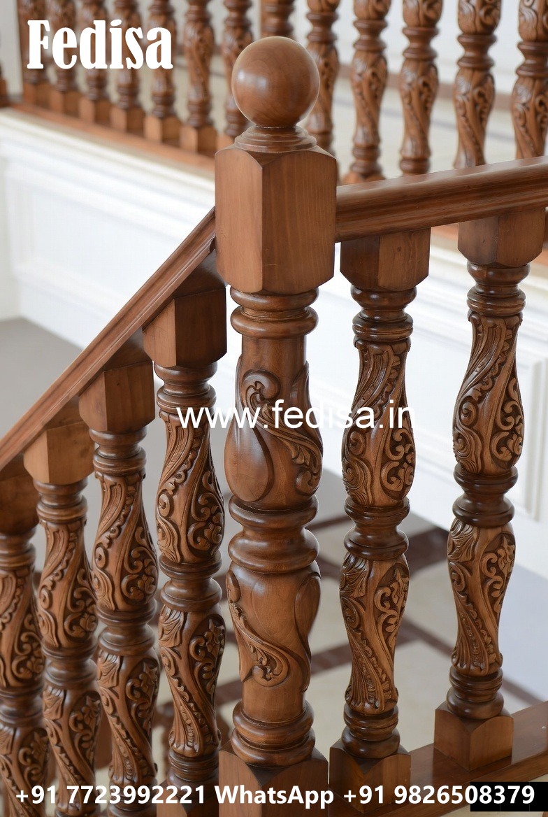 Premium Brass Wood Staircase Interior Ideas No-0233