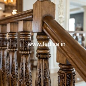Elegant Brass Wood Fence with Golden Finish No-0256