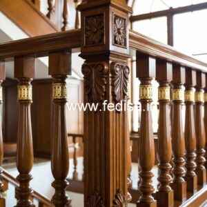 Luxury Brass Wood Fence with Contemporary Look No-0277